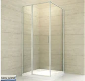 Kabiny prysznicowe - Atrium Square Rea 80x100 L - miniaturka - grafika 1