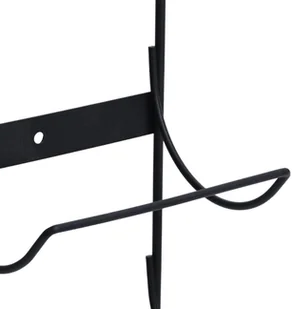 VidaXL Lumarko Wiszący uchwyt na 5 butelek wina, czarny, żelazny 325920 VidaXL - Stojaki na wino - miniaturka - grafika 7