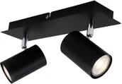 Lampy sufitowe - Briloner 2857-025 - Reflektor SPOT 2xGU10/40W/230V czarny - miniaturka - grafika 1
