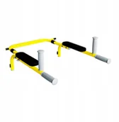 Poręcze i drążki do podciągania - Poręcze do ćwiczeń zdejmowane max. 100 kg żółte - miniaturka - grafika 1