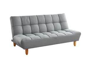 Vente-Unique 3-osobowa sofa rozkładana clic-clac z tkaniny ESTEBAN szara - Sofy i kanapy Vente-Unique 3-osobowa sofa rozkładana clic-clac z tkaniny ESTEBAN szara - Sofy i kanapy - miniaturka - grafika 1
