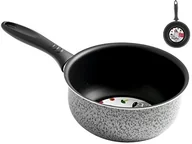 Rondle - Home Salt peper rondel z uchwytem,   powłoką zapobiegającą przywieraniu, 18 cm, aluminium, czarny/szary - miniaturka - grafika 1