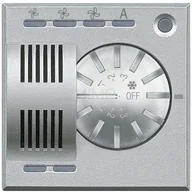 Systemy inteligentnych domów - Legrand Bticino AXOLUTE MYHOME - SONDA TEMP+WENTYL. Z REGUL. 2M Aluminium HC4692FAN HC4692FAN - miniaturka - grafika 1