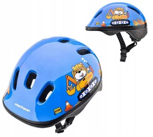 Meteor Regulowany Kask Rowerowy Dziecięcy 44-48 cm - Kaski rowerowe - miniaturka - grafika 2