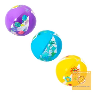 Bestway 31036 PIŁKA PLAŻOWA 51cm ŻÓŁTA - Materace dmuchane i koła do pływania - miniaturka - grafika 5