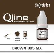 Pozostałe akcesoria kosmetyczne - BIOEVOLUTION Pigment Bioevolution Brown 805 MX - Qline - 5ml 549 - miniaturka - grafika 1
