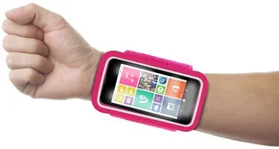 Puro PURO Running Band - Uniwersalna frotka do biegania do smartfonów max 4.3" + key pocket (różowy) UNIRUNLPNK - Etui i futerały do telefonów - miniaturka - grafika 6