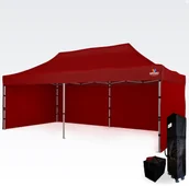 Pawilony ogrodowe - BRIMO Namiot weselny 4x8m - plus 3 ściany - Czerwony - miniaturka - grafika 1