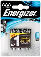 Baterie i akcesoria - Energizer Bateria alkaliczna BAT-AAA-MAXPLUS*P4 opak. 4 szt. BAT-AAA-MAXPLUS*P4 - miniaturka - grafika 1