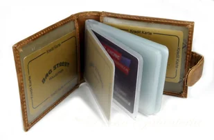 Wild Etui Na Karty Dokumenty Wizytownik Poziomy Skóra Naturalna - Etui na dokumenty i karty - miniaturka - grafika 2