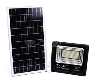 v-tac Projektor LED Solarny V-TAC 40W IP65 VT-200W 6000K 3100lm - Lampy pozostałe - miniaturka - grafika 3