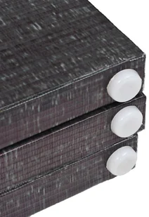 vidaXL Składany parawan, 120x180 cm, motyw piór, czarno-biały - Parawany - miniaturka - grafika 5