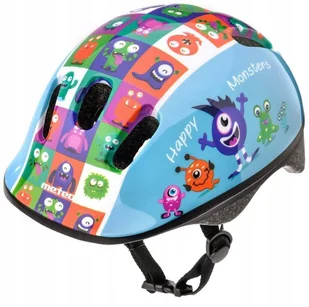 Meteor Regulowany Kask Rowerowy Dziecięcy 44-48 cm - Kaski rowerowe - miniaturka - grafika 3