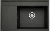 Zlewozmywaki - Pyramis Zlew CAMEA 79x50) 1B 1D P czarny 70091201 - miniaturka - grafika 1