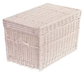 Pojemniki kuchenne - e-wicker24 558  70/W Kufer z wikliny, kosz, beżowy, 70 x 42 x 47 cm 558-70/W - miniaturka - grafika 1