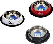 Miski dla psów - Yarro MISKA MET NA GUMIE MAL/KOSTKI 12cm - miniaturka - grafika 1