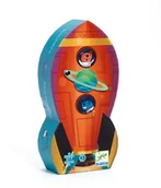 Puzzle - Djeco Puzzle STATEK KOSMICZNY 16 elementów DJ07271 - miniaturka - grafika 1