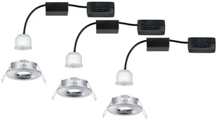 Paulmann Nova mini spot 3 szt. IP44 chrom - Oprawy, klosze i abażury - miniaturka - grafika 4