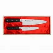 Noże kuchenne - Satake Satake Noushu Zest Uniw + szefa w drewnianym pudełku HG8791W - miniaturka - grafika 1