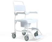 Wózki serwisowe - Vermeiren Wózek sanitarny toaletowo-prysznicowy PLUO 5" koła Vermeiren PLUO5VER - miniaturka - grafika 1