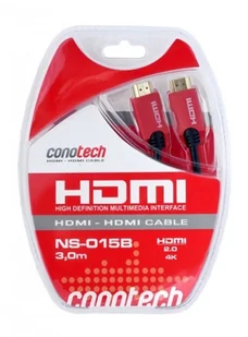 Conotech Kabel HDMI-HDMI 1.4, high speed 3,0m NS-015B - Kable - miniaturka - grafika 4