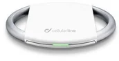 Ładowarki do telefonów - A Plus Bezprzewodowa ładowarka CellularLine WIRELESSPAD FAST CHARGER Qi standard WIRELESSPADIPHW) Biała - miniaturka - grafika 1
