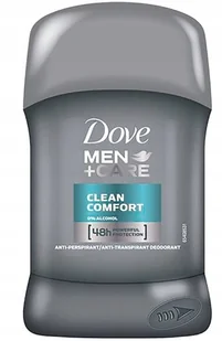 Dove Sztyft 50ml Men Clean Comfort Łagodny - Dezodoranty i antyperspiranty męskie - miniaturka - grafika 3
