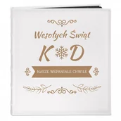 Albumy fotograficzne - NA Murrano Album Rodzinny GRAWER Prezent Święta Wesołych ALB-BC-BK-CO2-034 - miniaturka - grafika 1