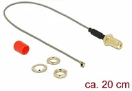 Części i akcesoria do laptopów - Delock Kabel antenowy gniazdo SMA (do montażu) MHF (wtyczka) kabel koncentryczny 89833 - miniaturka - grafika 1