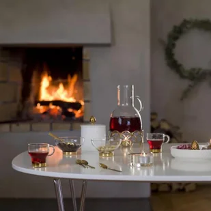 Sagaform Komplet 2 szklanych miseczek Winter, przezroczysty, złoty 11x5,7 cm - Miski i półmiski - miniaturka - grafika 6