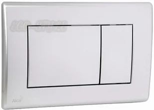 Alcaplast Przycisk spłuczki chrom mat M272 Delfin - Przyciski spłukujące - miniaturka - grafika 2
