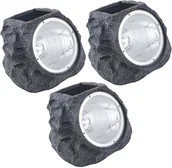 Lampy ogrodowe - Eglo SOLAR 48505 Zestaw 3 lamp solarnych 1x0,06W/LED EGL48505 - miniaturka - grafika 1