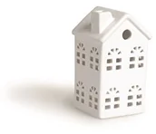 Świeczniki - Excelsa domek dla ptaków latarnia, ceramiczny, biały, 7.5 x 7.5 x 14.5 cm 60368 - miniaturka - grafika 1