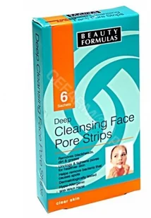 Beauty Formulas Clear Skin głęboko oczyszczające paski na twarz 6 szt Drammock International Ltd - Pozostałe kosmetyki do pielęgnacji twarzy - miniaturka - grafika 2