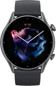 Smartwatch - Amazfit GTR 3 1.39" Smart watch GPS (satellite) AMOLED Display Touchscreen Heart rate monitor Activity monitoring 24 7 Waterproof Bluetooth Thunder Black W1971TY1N - miniaturka - grafika 1