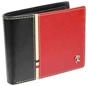 Rovicky (PL) Portfel Męski Skórzany Skóra Licowa Mały Poziomy Bez Zapięcia 323-RBA RIFID - Portfele - miniaturka - grafika 2