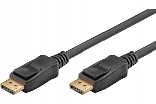 Goobay DisplayPort connector cable 1.4 49969 DP to DP 2 m 49969 - Adaptery i przejściówki - miniaturka - grafika 2