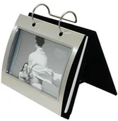 Albumy fotograficzne - Unbekannt Srebrny kolor odłączane Flip Album, na 50 zdjęć 15,2 x 10,2 cm 74100 - miniaturka - grafika 1