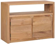 Szafki do salonu - vidaXL Szafka, 80x30x60 cm, lite drewno tekowe vidaXL - miniaturka - grafika 1