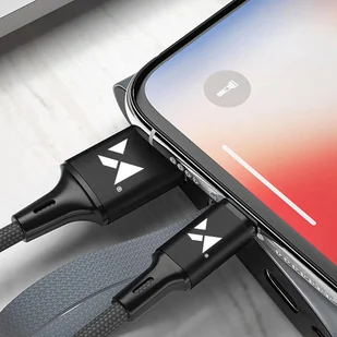 Wozinsky kabel przewód USB - Lightning 2,4A 1m czarny WUC-L1B - Kable USB - miniaturka - grafika 22