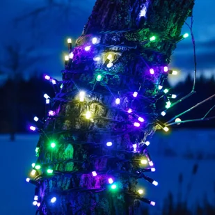 Markslojd Łańcuch świetlny Chrissline Extra 50LED multicolor - Oświetlenie świąteczne - miniaturka - grafika 2