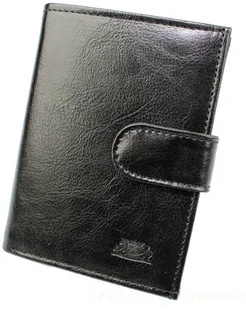 Elkor Portfel Skórzany (PL) Skóra Licowa Duży Pionowy Z Zapięciem Dwa Skrzydełka Zapinka Wewnątrz - Portfele - miniaturka - grafika 6