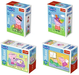 Trefl 20 Elementów Mini Maxi Świnka Peppa 24 Sztuki 5831_WZTRFT0DC056000 [7800076] - Puzzle - miniaturka - grafika 2