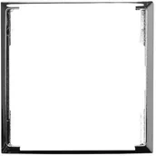 Klawisze i ramki - Ospel Ramka ozdobna do gniazd podwójnych do ramek Aria srebro błysk RO-4U/67 - miniaturka - grafika 1