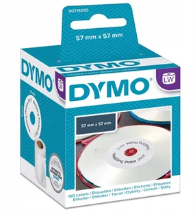 Dymo etykiety na CD 57mm, białe, 160 szt., 14681, S0719250 - Taśmy do drukarek barwiące - miniaturka - grafika 3