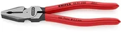 Kombinerki i obcęgi - Knipex 02 01 200 pokryty powłoką siły kombi szczypce atramentowane na czarne z tworzywa sztucznego 200 MM 02 01 200 - miniaturka - grafika 1