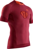 Koszulki sportowe męskie - XBIONIC XBIONIC Koszulka biegowa termoaktywna INVENT 4.0 RUNNING SHIRT SH SL czerwony - miniaturka - grafika 1