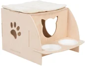 Legowiska dla kotów - zooplus Exclusive Natural Paradise Puzzle domek dla kota Dł x szer x wys. 57 x 42,8 x 36 cm | - miniaturka - grafika 1