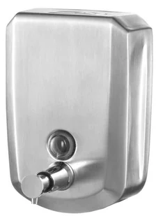 Bisk Dozownik (dystrybutor) na mydło w płynie stal nierdzewna satyna mat 500 ml - Dozowniki papieru i mydła dla firm - miniaturka - grafika 2