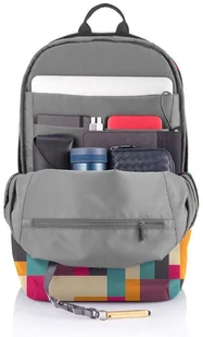 XD Design Plecak na lapotp Bobby Soft Geometric - Torby na laptopy - miniaturka - grafika 9